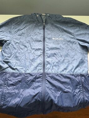 Like New Men's Medium Blue Columbia Windbreaker